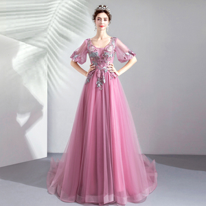 Flowers Fairy Bride Drinking Dresses Annual Party Dresses 