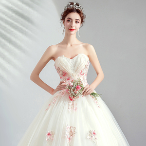 Mori’s Flower Fairy Bride Dressed  Diamond Flower Wedding Dresses 