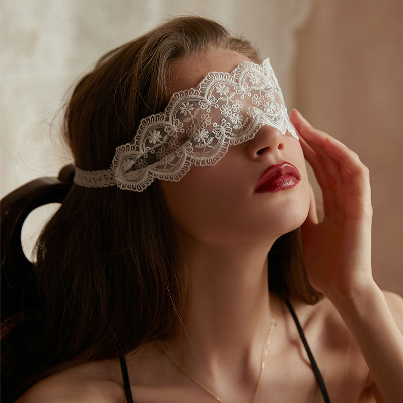 Erotic lingerie accessories Lace blindfold perspective bed provocative sexy temptation hot passion sex toys Sao