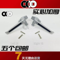 Thickened old-fashioned aluminum alloy window handle 38 color aluminum push window handle lock inside and outside door and window handle Curtain wall handle