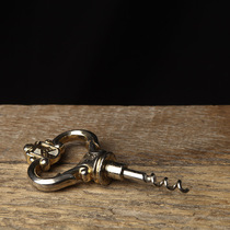 German 60s bronze head antique red wine opener vintage European retro red wine bottle opener Atlantic Collection