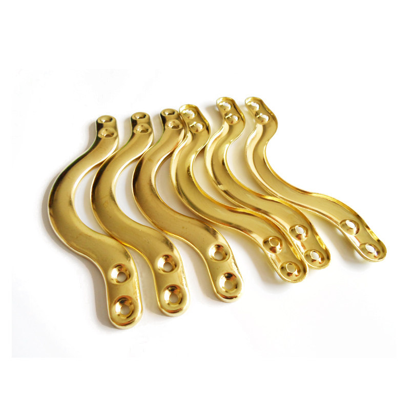 普通台球桌铁角 牛皮软牛皮台球五金配件 皮口弯面台球桌小铁角