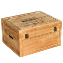 Red Wine Box Red Wine Box Wine Box Wood Box Six Loaded Wine Packing Gift Box Big Belly Wide Shoulder Heavy Duty Bottle Wine Box