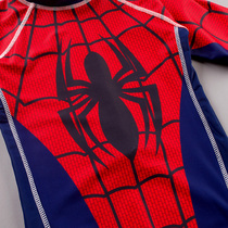 Middle and large childrens swimsuit children Spiderman boy boy sunscreen Baby Baby Baby swimming swimsuit hat hot spring