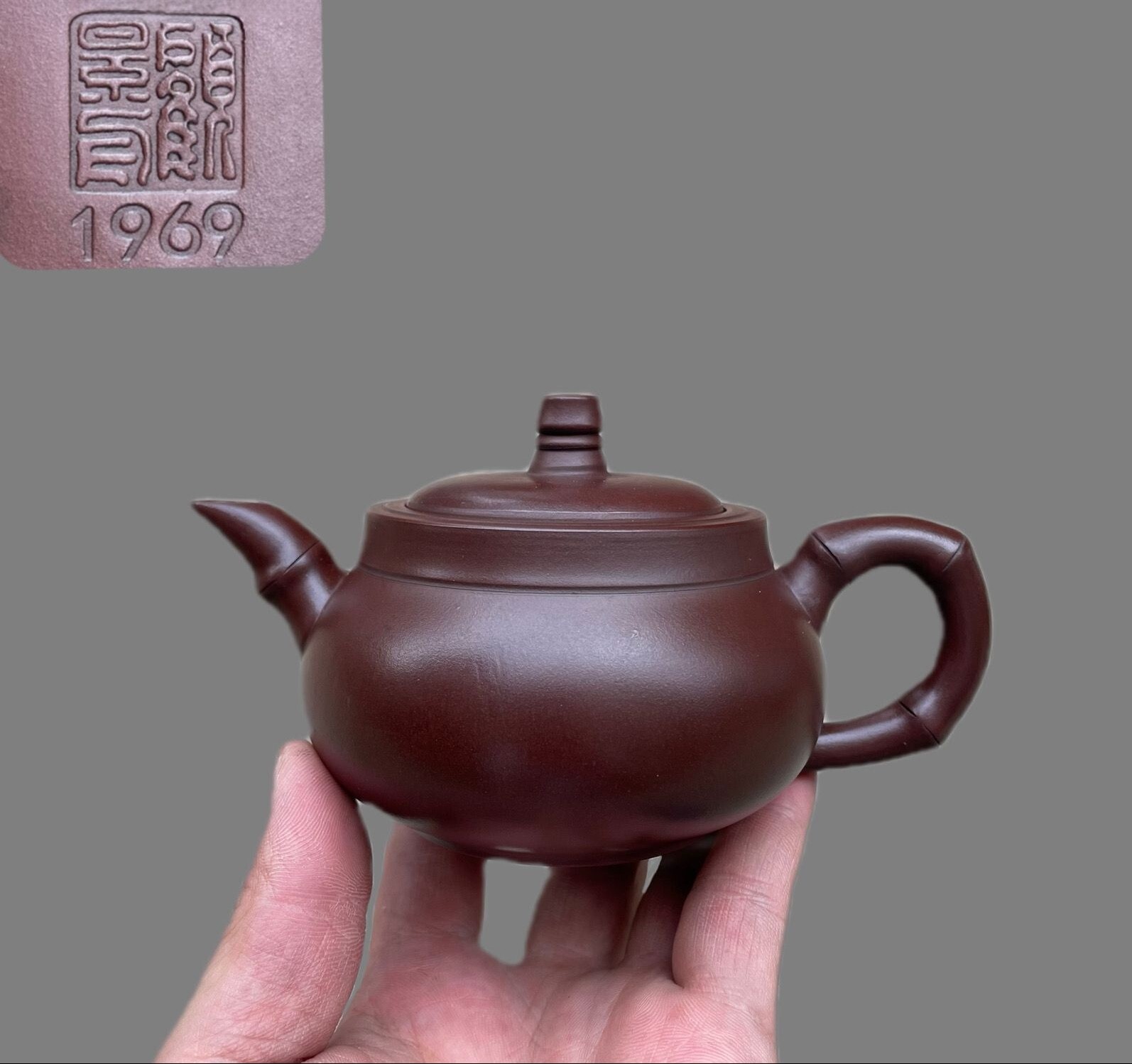 顧景舟款宜興手工紫砂壺老一廠迴流茶壺收藏名家純手工