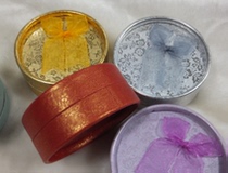 Round Butterfly Three Sets Necklace Jade Pendant Pendant Box Pure Silver Kid Hand Chain Box Bracelet Box Batch Big Round Case