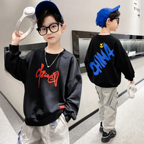 Boys' sweaters autumn clothes new children big children in spring and autumn 2022 long-sleeved tops