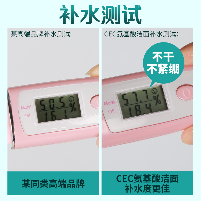 正常发货 cec氨基酸卸妆洗面奶深层清洁收缩毛孔温和泡沫洁面乳产品展示图5