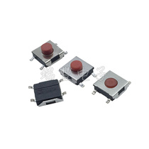 6*6*2 5 TACT Switch 4 feet patch red button 6 2*6 2*2 7H3 1H3 4H3 7H3 8MM