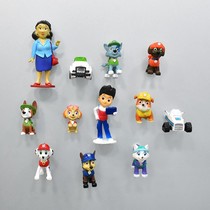 Wang Wang team refrigerator stickers 3D three-dimensional cartoon tiles cartoon big adventure meritorious dog refrigerator stickers adorable stickers cute