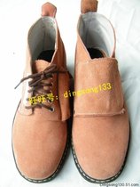 Electric welding Lauder shoes oil resistant and acid and alkali resistant car sole without steel head