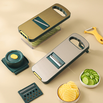 Home Cutting Machine Kitchen Paring Knife Earth Bean Silk Cutting Silk Cutter Universal Shaved Silverware Multi Functional Stainless Steel