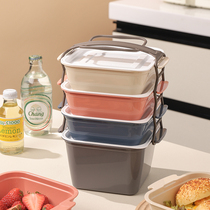 Net Red Picnic Box Ins Lunch Box Lunch Box Outdoor Fruit Box Outdoor Fruit Box With Microwave Heated Preservation Box Food Box