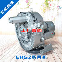 EHS2-7310 High pressure high pressure fan 104kpa industrial fan 7 5KW three-phase 380V vacuum negative pressure
