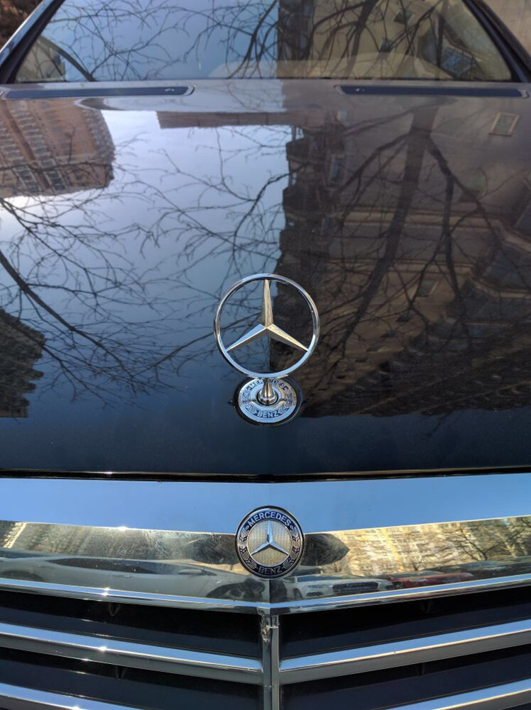 Mercedes Benz w203 эмблема капота