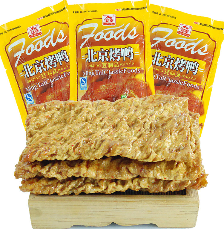 铭泰北京烤鸭23g 香辣豆类制品办公休闲小吃80后90后儿时回忆零食