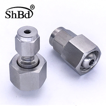Stainless steel 304 ferrule cylinder connector 304 oxygen cylinder connector m16x15-Ф 1 4 cylinder adapter
