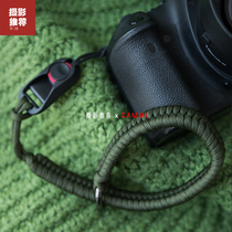(Photography Recommended) Pure handwoven cammi compatible pd fast-detached buckle micro-single-phase machine wristband hand rope