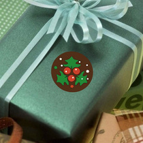 500 Roll Christmas Decorative Hatch Sticker Roll Halloween Sticker Label Sticker