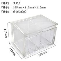 Bagle boutique Scrap Cards Box Scrap cards Scrap Cards Box High Transparent Thickened Acrylic Waste card material Good