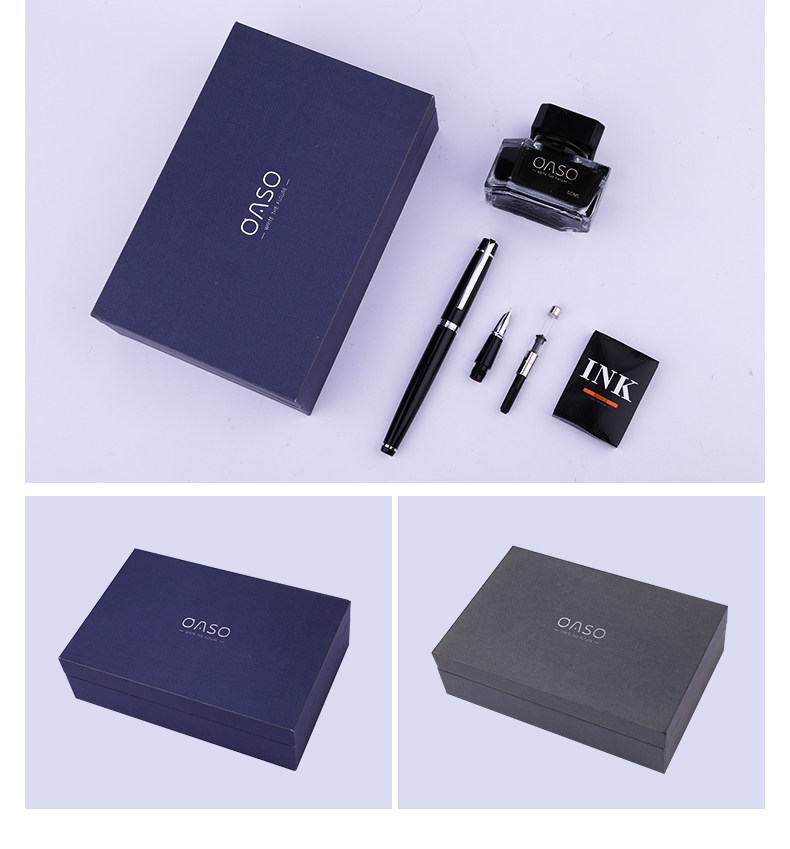 优尚oaso双笔头成人练字钢笔男女士商务送礼生日礼物学生用书法钢笔非