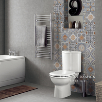 Six shell gray micro cement bathroom tiles Floor tiles Antique tiles Wall tiles Bathroom toilet Balcony Kitchen Nordic