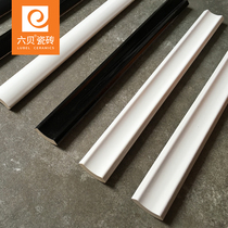 Waist line brick Tile accessories Close corner brick Ohm line line brick Yang angle Yin angle Nordic bathroom foot line brick