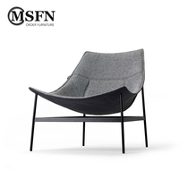 Masfino simple modern designer model room leisure chair lazy recliner office lunch break chair