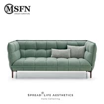 Masfino Nordic designer rice husk sofa model room matching furniture Leisure Villa furniture