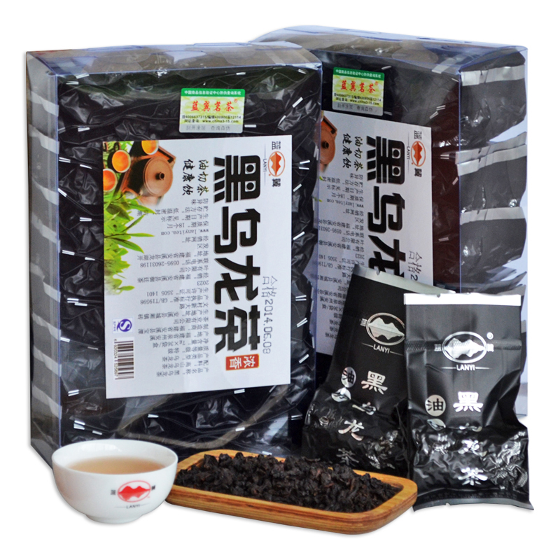 买2送1油切黑乌龙茶250g特级正宗OSK大肚子茶浓香型铁观音乌龙茶产品展示图1