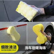 Rửa xe miếng bọt biển thêm lớn làm sạch sạch tổ ong san hô làm sạch xe sponge nguồn cung cấp xe rửa xe công cụ siêu thị