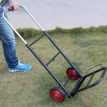 Luggage cart hand trailer foldable lever to buy vegetable cart purchase trolley pull bearing iron wheel large Load King