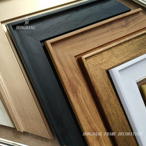 Hydraulic meter box base L-shaped line decorative painting line relief push rod line ice crystal picture frame batch zero hair