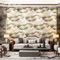 Modern Chinese ink landscape Zen wallpaper classical living room bedroom non-woven TV background wall wallpaper home