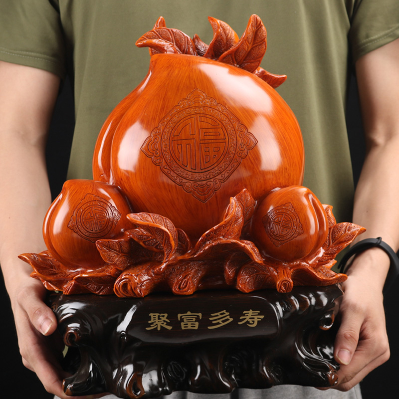大号寿桃摆件长辈祝寿贺寿礼品6080大寿送老人生日礼物实用工艺品_6折
