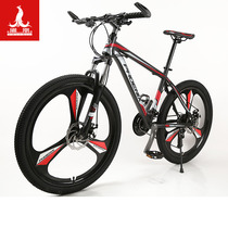 Phoenix mountain bike adult mens and womens variable speed double disc brake shock absorption one wheel off-road mountain bike student bike