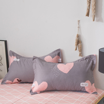100% cotton Pure cotton Dorothy Kiss pillowcase A pair of single student couple pillow leather pillow cover 48cmx74cm