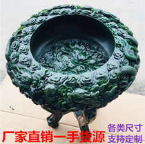 Natural Jasper Kowloon Cornucopia Villa Company Courtyard Kowloon Tank Jasper Fish Tank Decoration Feng Shui Transfer Ornaments