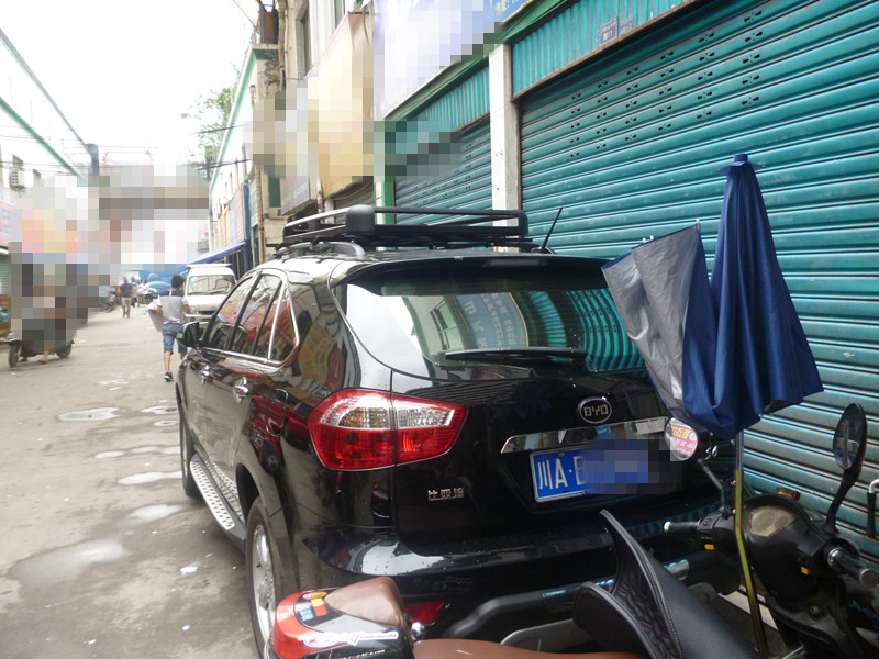 起亚vq狮跑智跑新佳乐 秀儿 索兰托霸锐车顶行李架行李框改装货筐