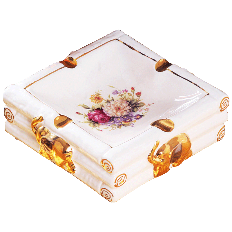 Europe, the new European ceramics ivory porcelain European - style ashtray home decorative furnishing articles