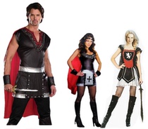 Halloween Gladiator cosplay Stage Roman Warrior Costume Spartan Warriors Game Couple Costume