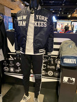 Taiwan counter MLB Yankees mens baseball uniform autumn and winter new boys jacket padded jacket cotton jacket jacket