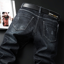 New Autumn Men's Slim Fit Korean Straight Long Trousers 2022 Spring Autumn Casual Pants
