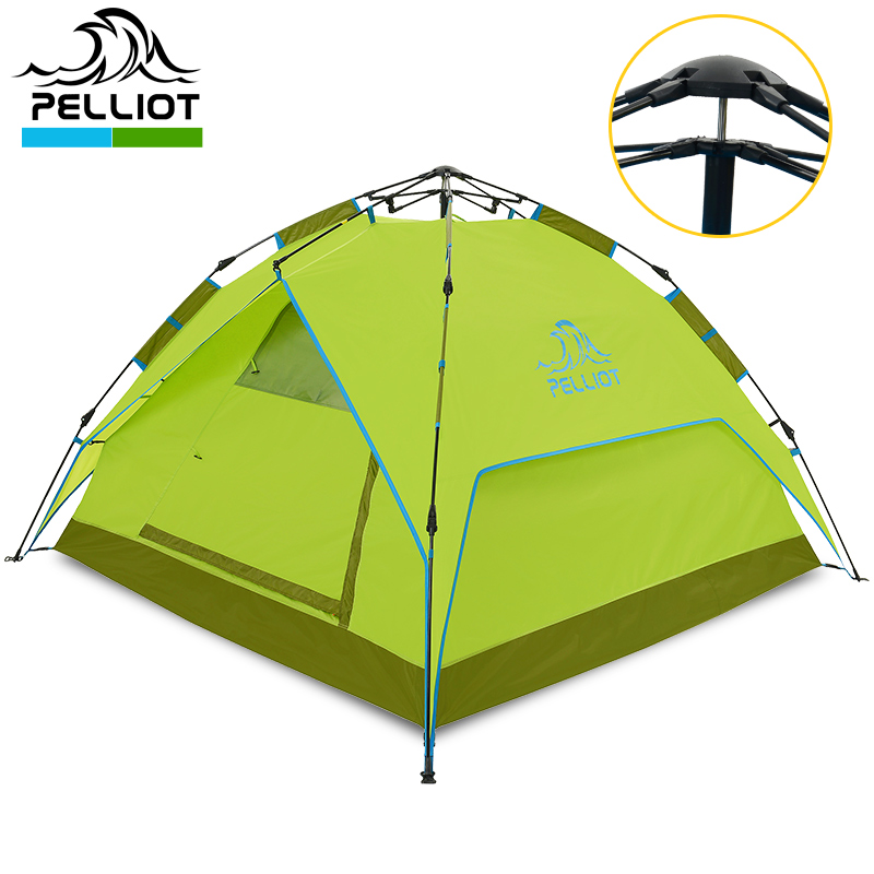 法国PELLIOT户外露营帐篷 双人多人双层野营旅游防雨野外自动帐篷产品展示图2