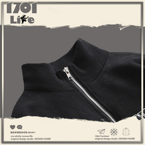 Silk thread sewn in the night with 1701 LIFE Original design Fall Easy Embroidered Campus Lovers