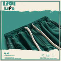 The road is mangled with you galloping Green Yin 1701 LIFE Original design Fall Easy Embroidery Lovers Pants