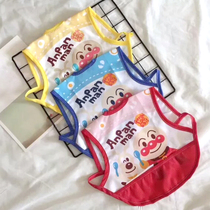 3 pieces ~ bread red bean superman baby anti-saliva baby eating anti-dirty overcoat bib waterproof bellyband