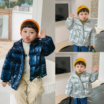 Childrens tide childrens clothing boys cotton-padded clothes 2020 new winter children foreign-style jacket boys cotton-padded jacket