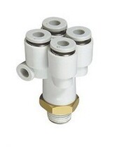 KQ2UD04-01S KQ2UD04-02S KQ2UD04-03S of SMC type Y five-way pneumatic quick plug connector