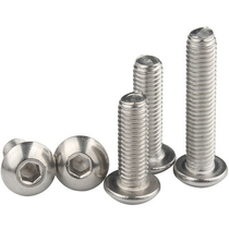 Industrial aluminum profile M4M5M6M8 semi - round head nut stainless steel hexagonal bolt T - type screw 3040